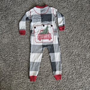Lazy One 2T Red Truck Flapjack Pajamas